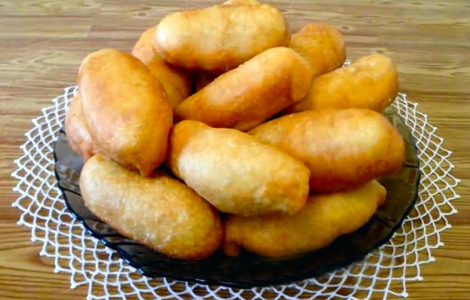 пирожки на кефире с дрожжами
