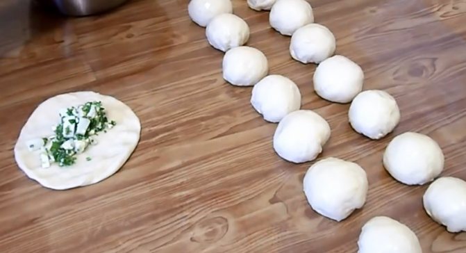 пирожки на кефире с дрожжами