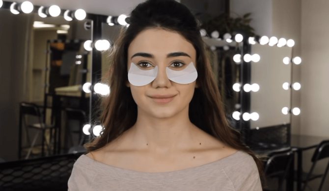Подготовка кожи smoky eyes
