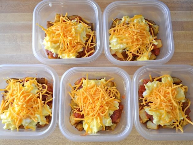 Порционный картофель по-деревенски