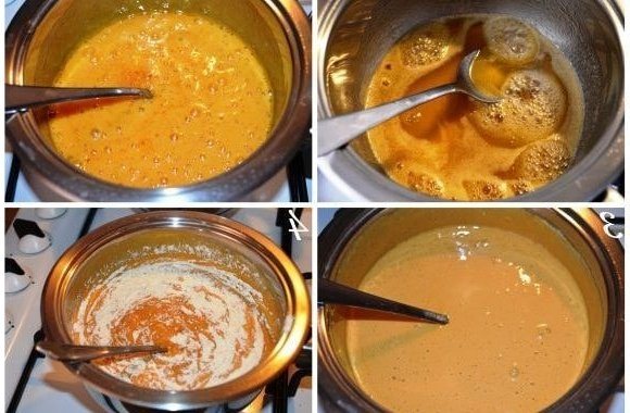 Приготовление теста медовик фото