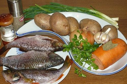 Продукты для ухи