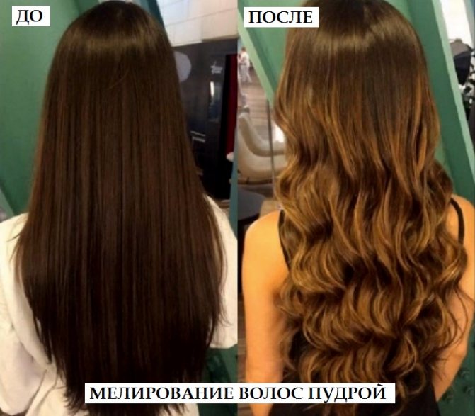 Пудра для мелирования волос