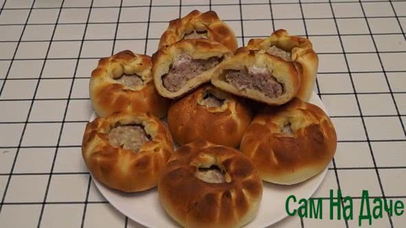 рецепт беляшей с мясом в духовке