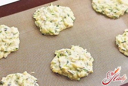 рецепт кабачковых оладьев в духовке