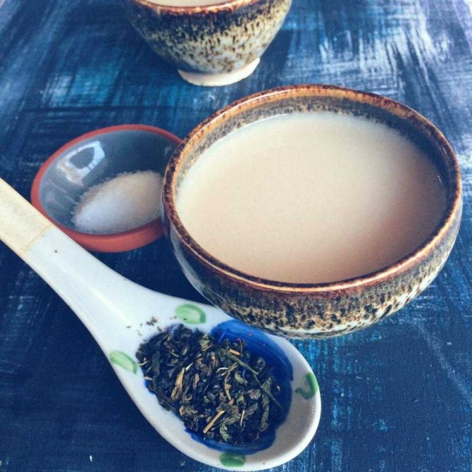 рецепт соленого чая
