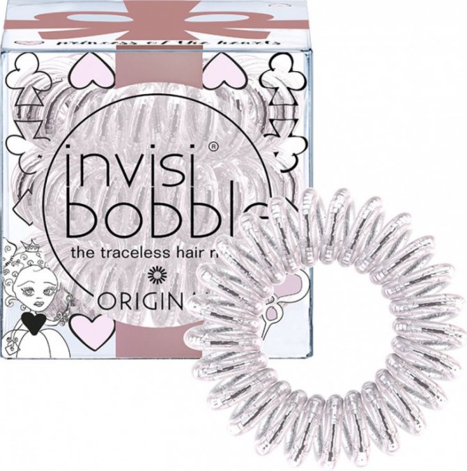 Резинка для волос Invisibobble POWER Princess of the Hearts экстрасильной фиксации