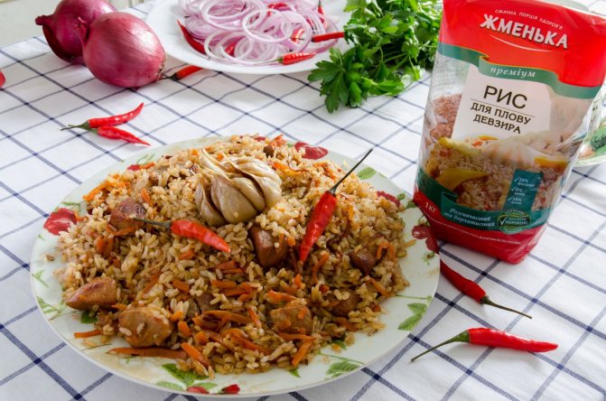 Какой рис подходит для плова, в мультиварке, в казане. Как сделать рис рассыпчатым в плове. Плов пропорции ингредиентов