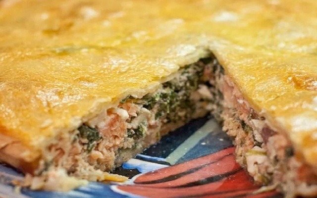 рыбный пирог