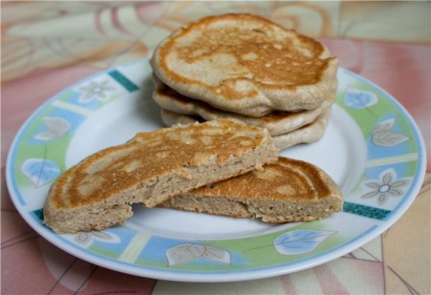 Блины из ржаной муки на молоке – рецепт без дрожжей