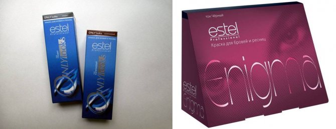 Estel – краска для бровей: инструкция по применению