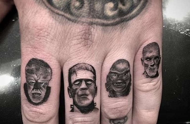 Тату на пальцах. Значение тату на пальцах. Эскизы и фото тату на пальцах