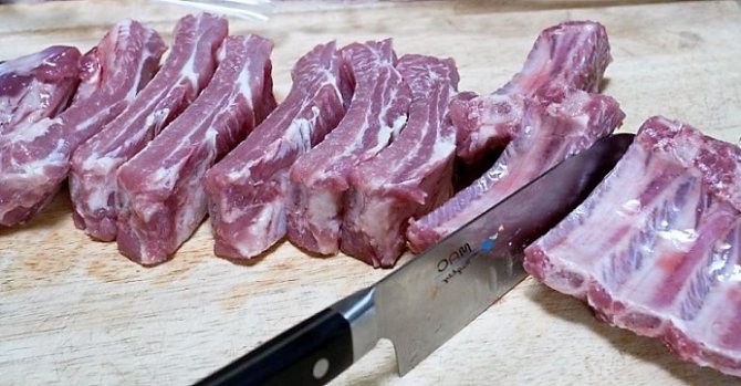 Шашлык из ребрышек