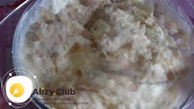 Снова тщательно размешиваем полученную смесь