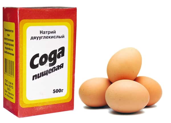 Сода с яйцом