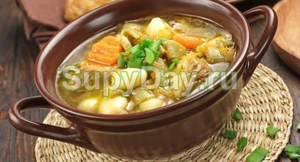 Суп с дикой уткой