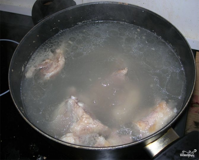 Пошаговый рецепт приготовления горохового супа с мясом
