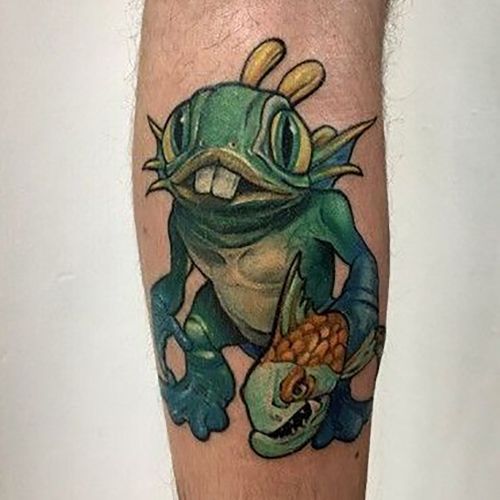 Тату рыба, CrazyTattoo