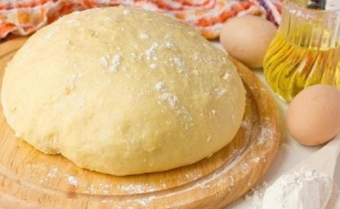 Тесто для пирога с капустой дрожжевое, без дрожжей, на кефире, в духовке, хлебопечке. Пошаговый рецепт с фото