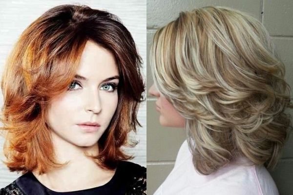 Укладка каре каскад
