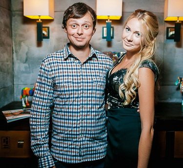 Виктор Комаров и его жена