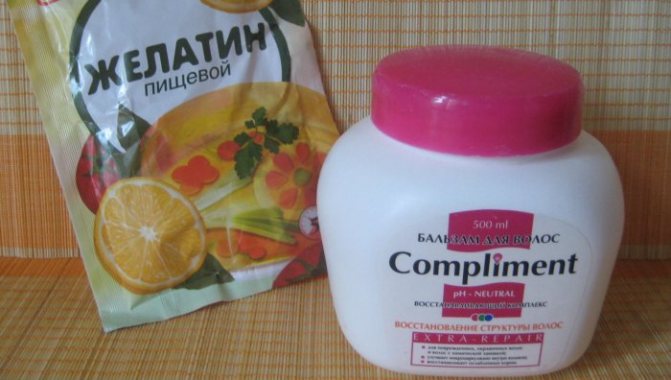 Выравнивание волос желатином