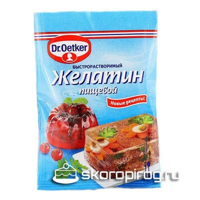 Желатин для загущения сметанного крема